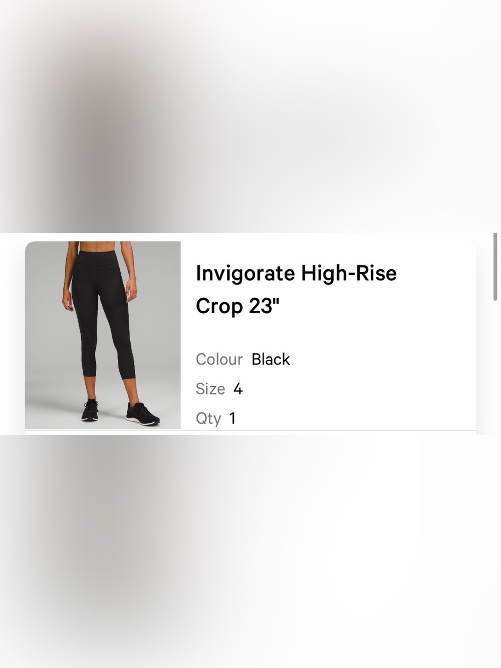 lululemon athletica Invigorate High-Rise Crop 23" - Black